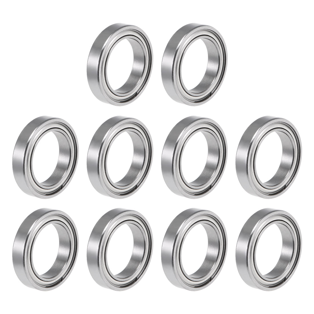uxcell Uxcell Deep Groove Ball Bearings Inch Double Shielded Chrome Steel Roller Z2 P0