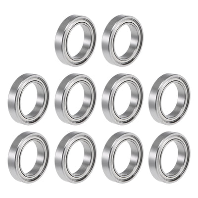 Harfington Uxcell Deep Groove Ball Bearings Inch Double Shielded Chrome Steel Roller Z2 P0