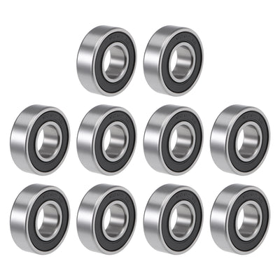 Harfington Uxcell Deep Groove Ball Bearings Inches Double Sealed Chrome Steel ABEC1 Z2