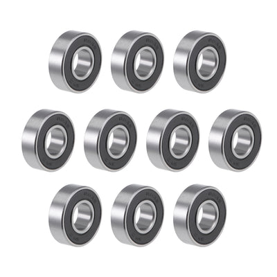 Harfington Uxcell Deep Groove Ball Bearings Inch Double Sealed Chrome Steel