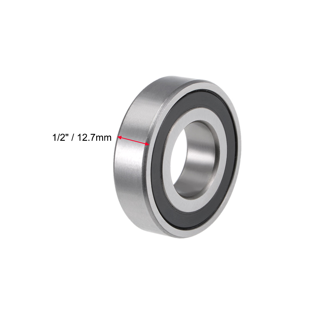 uxcell Uxcell Deep Groove Ball Bearings Inch Double Sealed Chrome Steel ABEC1 Z2