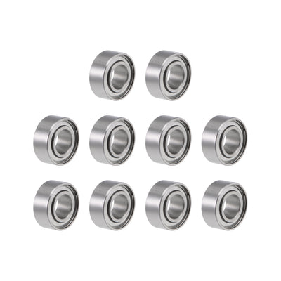 Harfington Uxcell Deep Groove Ball Bearings Inch Double Shielded Chrome Steel Roller Z2 P0