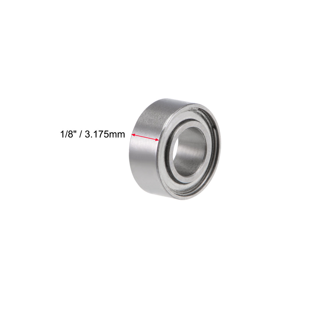 uxcell Uxcell Deep Groove Ball Bearing Inch Double Shielded Chrome Steel P0 Z2