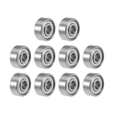 Harfington Uxcell Deep Groove Ball Bearings Inch Double Shielded Chrome Steel Roller Z2 P0