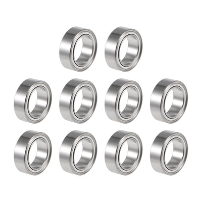 Harfington Uxcell Deep Groove Ball Bearings Inch Double Shielded Chrome Steel Roller Z2 P0