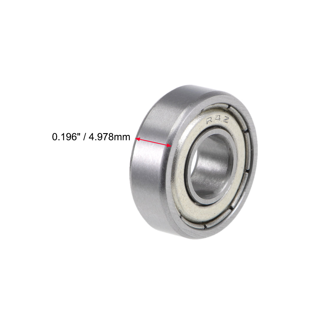 uxcell Uxcell Deep Groove Ball Bearings Inch Double Shielded Chrome Steel Roller Z2 P0