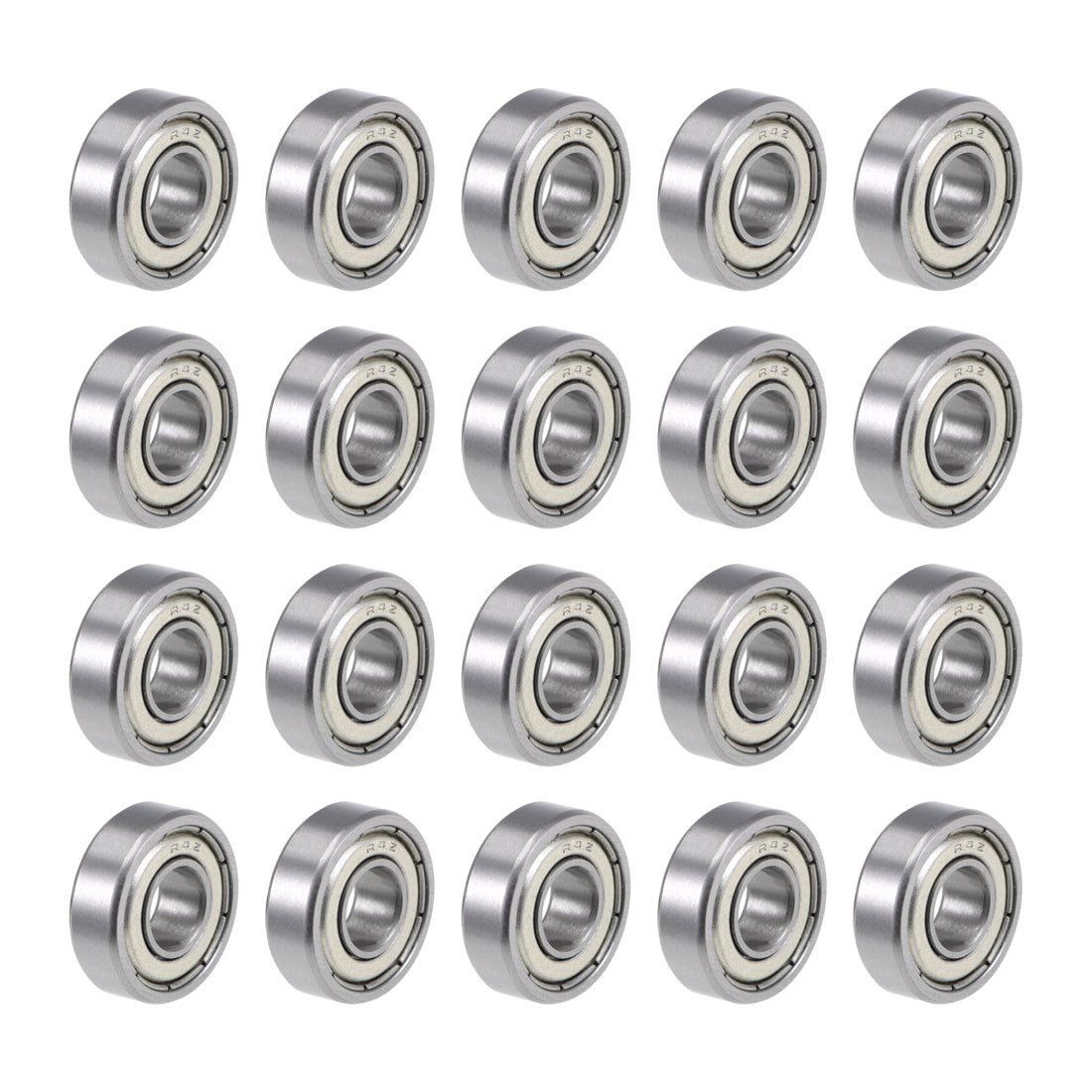 uxcell Uxcell Deep Groove Ball Bearings Inch Double Shielded Chrome Steel P0 Z2 Bearing