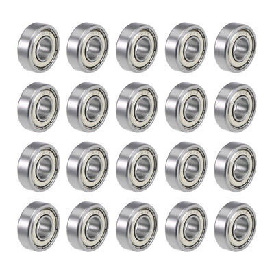 Harfington Uxcell Deep Groove Ball Bearings Inch Double Shielded Chrome Steel P0 Z2 Bearing