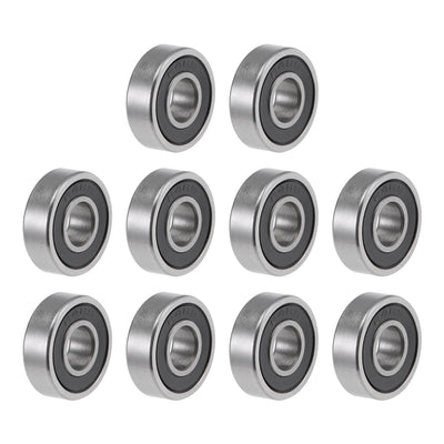 Harfington Uxcell Deep Groove Ball Bearings Inches Double Sealed Chrome Steel ABEC1 Z2