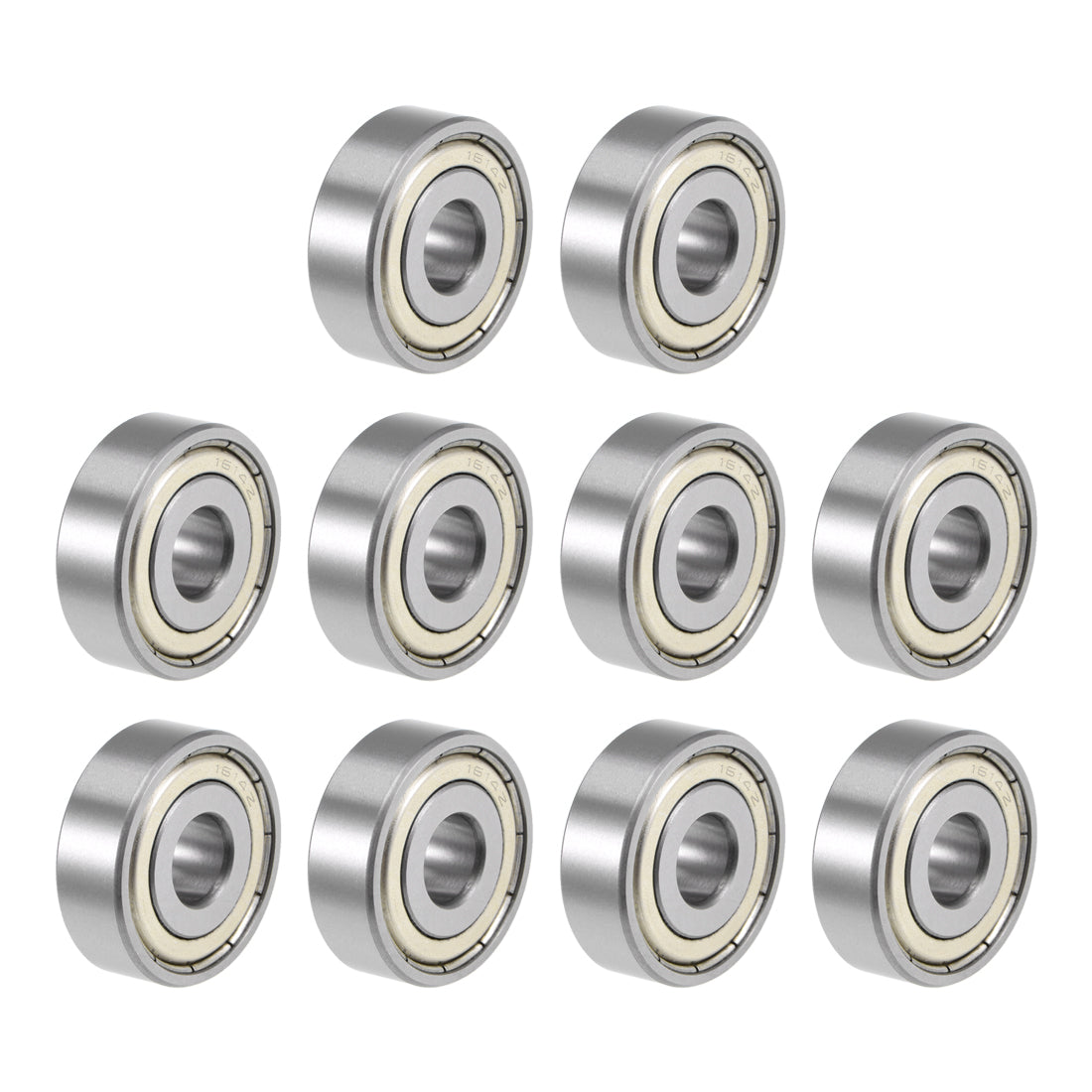 uxcell Uxcell Deep Groove Ball Bearings Inch Double Shielded Chrome Steel Roller Z2 P0