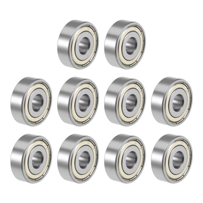 Harfington Uxcell Deep Groove Ball Bearings Inch Double Shielded Chrome Steel Roller Z2 P0