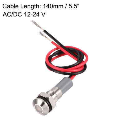 Harfington Pilot Dash Signal Indicator Light LED Metal Shell