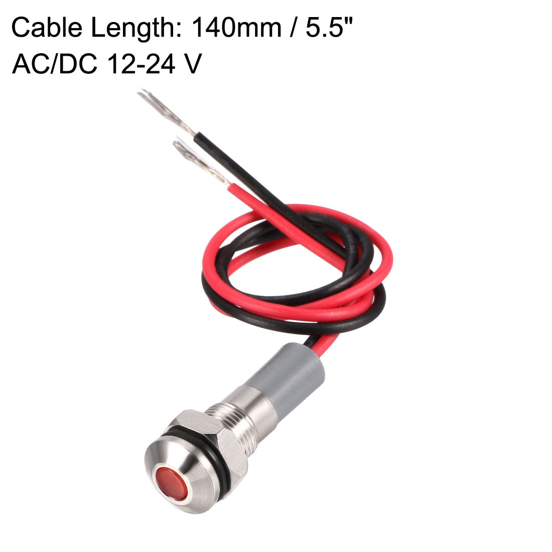 Harfington Pilot Dash Signal Indicator Light LED Metal Shell