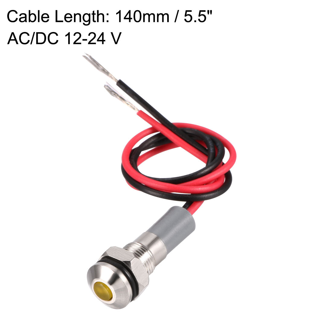 Harfington Pilot Dash Signal Indicator Light LED Metal Shell