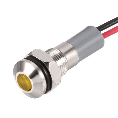 Harfington Pilot Dash Signal Indicator Light LED Metal Shell