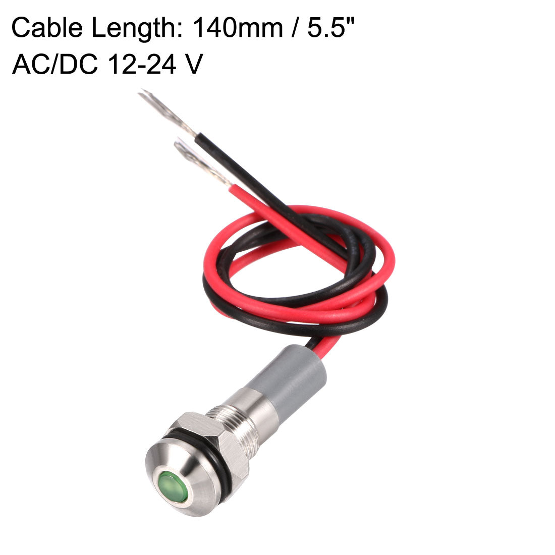 Harfington Pilot Dash Signal Indicator Light LED Metal Shell