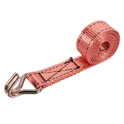 Harfington Mxmm Ratchet Tie Down Strap Cargo Lashing Up to kg Double J Hook