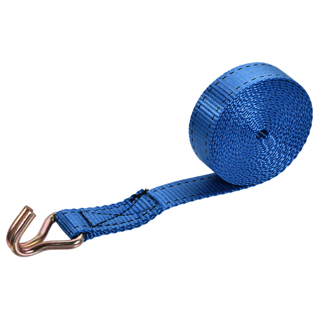 Harfington Ratchet Tie Down Lashing Strap Mx mm Kg Load Cap with Double J Hook for Moving Cargo, Pack of 1