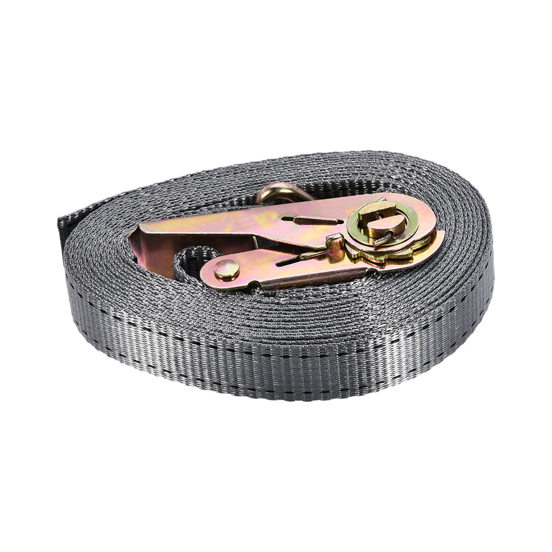 Harfington Ratchet Tie Down Lashing Strap Mx mm Kg Load Cap with Double J Hook for Moving Cargo, Pack of 1