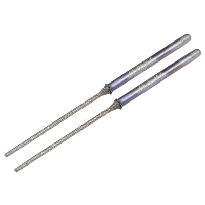 Harfington Mini Diamond burrs Grinding Drill Bits for Rotary Tool Shank Cylindrical Ball