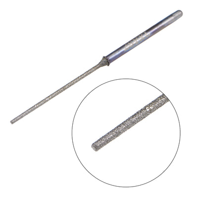 Harfington Mini Diamond burrs Grinding Drill Bits Rotary Tool Shank Cylindrical Ball Tools