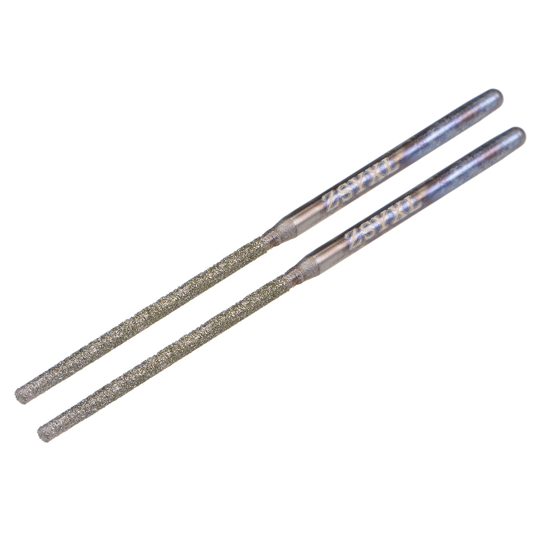 Harfington Mini Diamond burrs Grinding Drill Bits for Rotary Tool Shank Cylindrical Ball