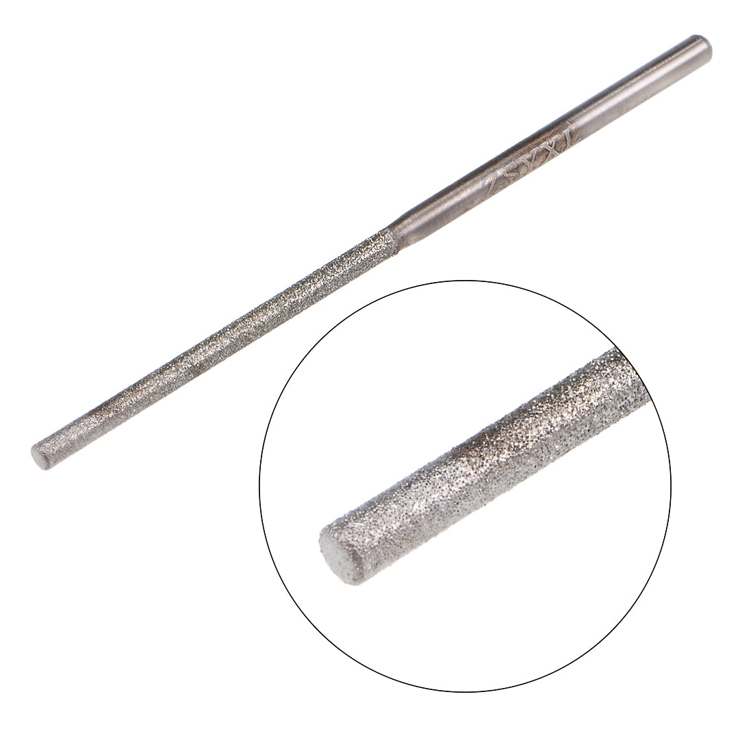 Harfington Mini Diamond burrs Grinding Drill Bits for Rotary Tool Shank Cylindrical Ball
