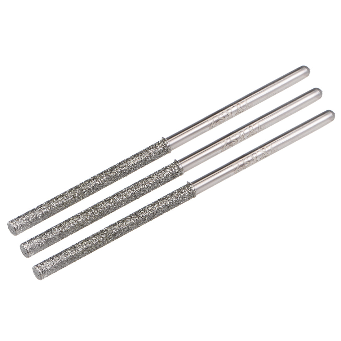 Harfington Mini Diamond burrs Grinding Drill Bits Rotary Tool Shank Cylindrical Ball Tools