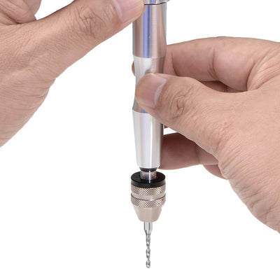 Harfington Pin Vise 0.5 - 3.0mm Adjustable Precision Hand Rotary Tools for Wood Jewelry Plastic