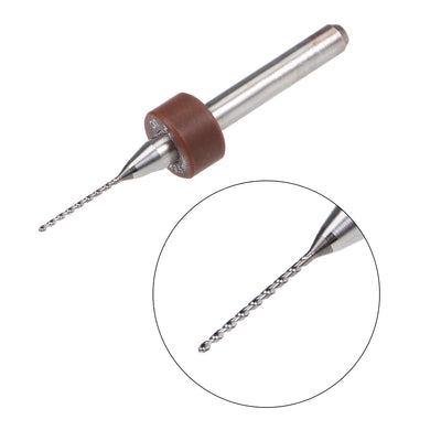 Harfington 0.6mm Tungsten Carbide CNC Engraving Print Circuit Board PCB Drill Bits 5 Pcs