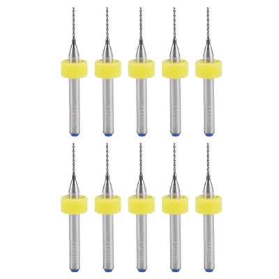 Harfington 0.7mm Tungsten Carbide CNC Engraving Print Circuit Board PCB Drill Bits 10 Pcs