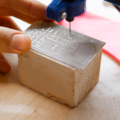 Harfington 1Set (10Pcs) 0.5mm Carbide CNC Engraving Circuit Board Micro PCB Drill Bits