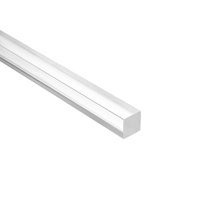 Harfington 15mmx15mmx350mm Transparent Clear Solid Acrylic Square Rod PMMA Bar