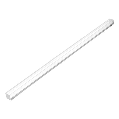 Harfington 15mmx15mmx350mm Transparent Clear Solid Acrylic Square Rod PMMA Bar