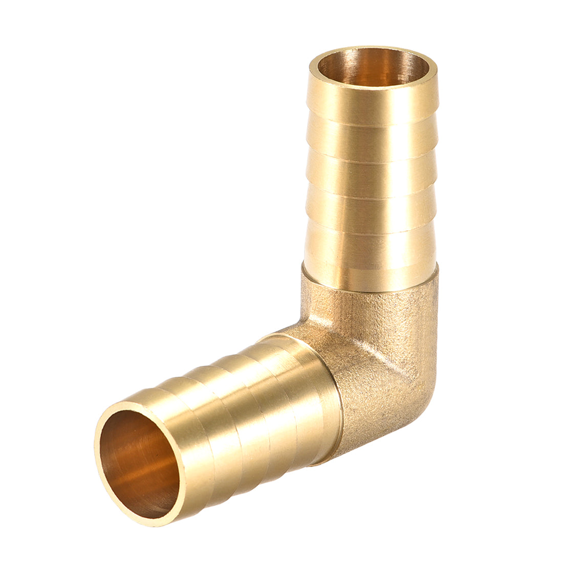 Harfington 19mm Barb Brass Hose Fitting 90 Degree Elbow Pipe Connector Coupler Tubing
