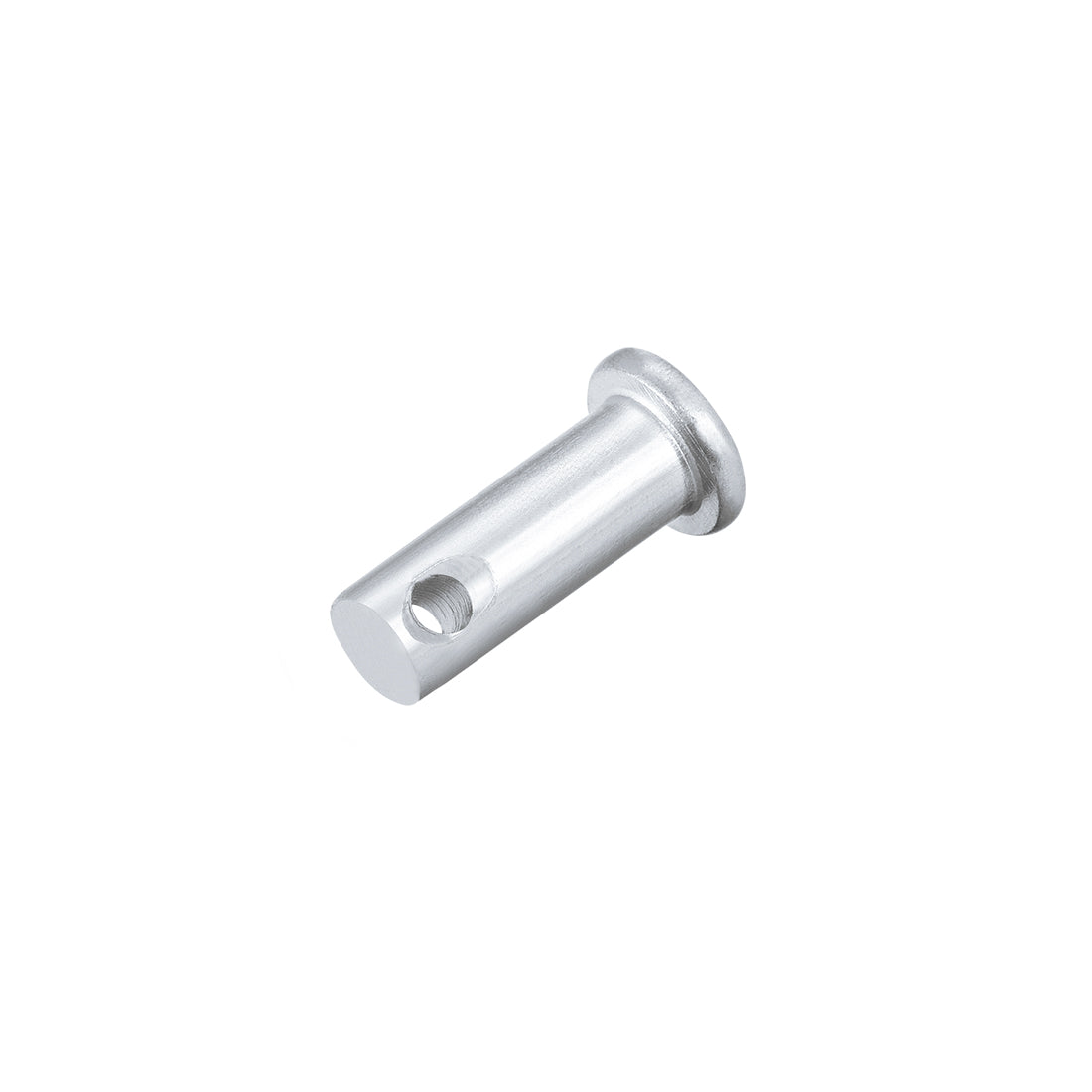 Harfington Single Hole Clevis Pins -  Flat Head Zinc-Plating Solid Steel Link Hinge Pin 20Pcs