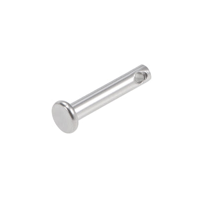 Harfington Single Hole Clevis Pins - Flat Head 304 Stainless Steel Link Hinge Pin 20Pcs