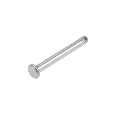 Harfington Single Hole Clevis Pins - Flat Head 304 Stainless Steel Link Hinge Pin 20Pcs