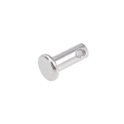 Harfington Single Hole Clevis Pins - Flat Head 304 Stainless Steel Link Hinge Pin 20Pcs