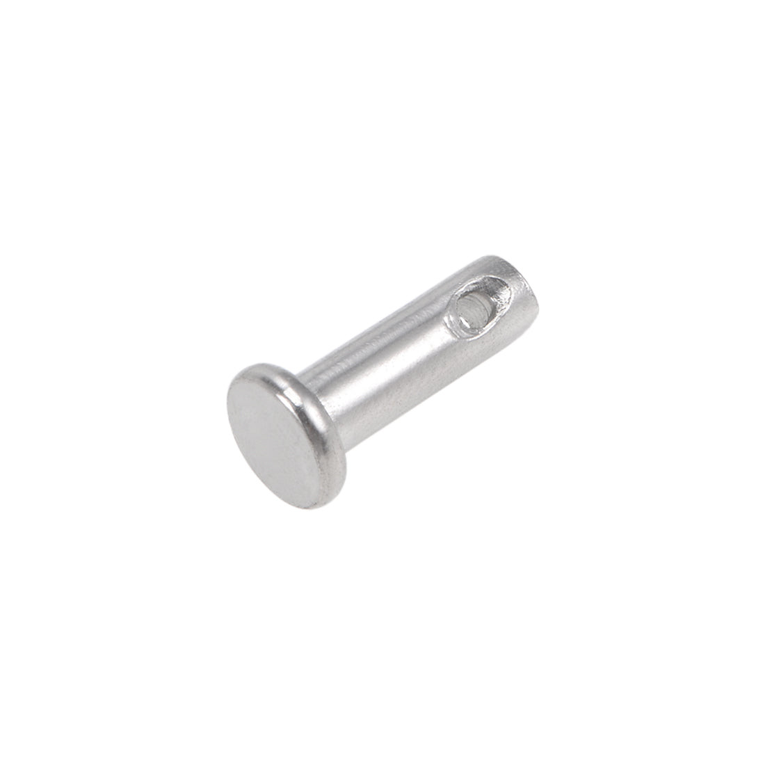 Harfington Single Hole Clevis Pins - Flat Head 304 Stainless Steel Link Hinge Pin 10Pcs