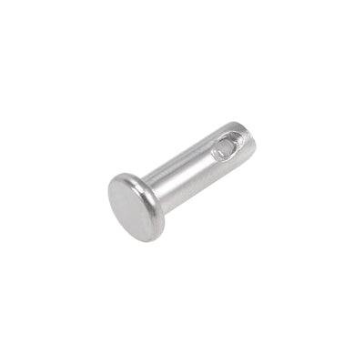 Harfington Single Hole Clevis Pins - Flat Head 304 Stainless Steel Link Hinge Pin 10Pcs