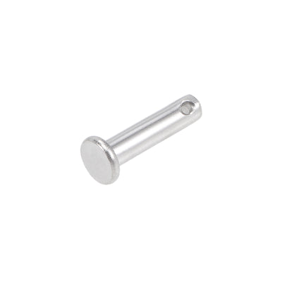 Harfington Single Hole Clevis Pins - Flat Head 304 Stainless Steel Link Hinge Pin 20Pcs