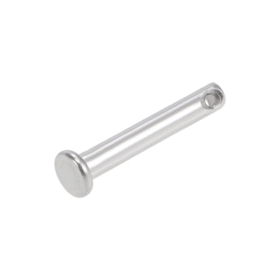 Harfington Single Hole Clevis Pins - Flat Head 304 Stainless Steel Link Hinge Pin 10Pcs