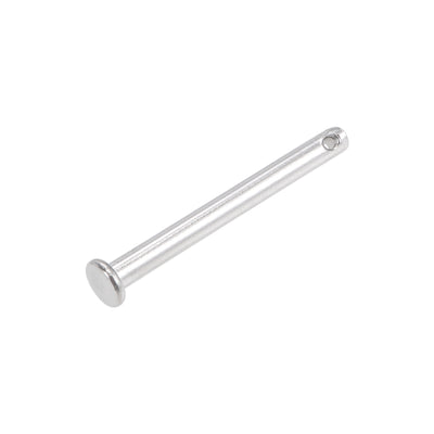 Harfington Single Hole Clevis Pins - Flat Head 304 Stainless Steel Link Hinge Pin 4Pcs