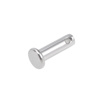 Harfington Single Hole Clevis Pins - Flat Head 304 Stainless Steel Link Hinge Pin 10Pcs