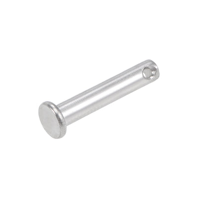 Harfington Single Hole Clevis Pins - Flat Head 304 Stainless Steel Link Hinge Pin 20Pcs