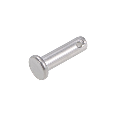 Harfington Single Hole Clevis Pins - Flat Head 304 Stainless Steel Link Hinge Pin