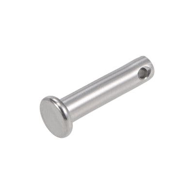 Harfington Single Hole Clevis Pins - Flat Head 304 Stainless Steel Link Hinge Pin