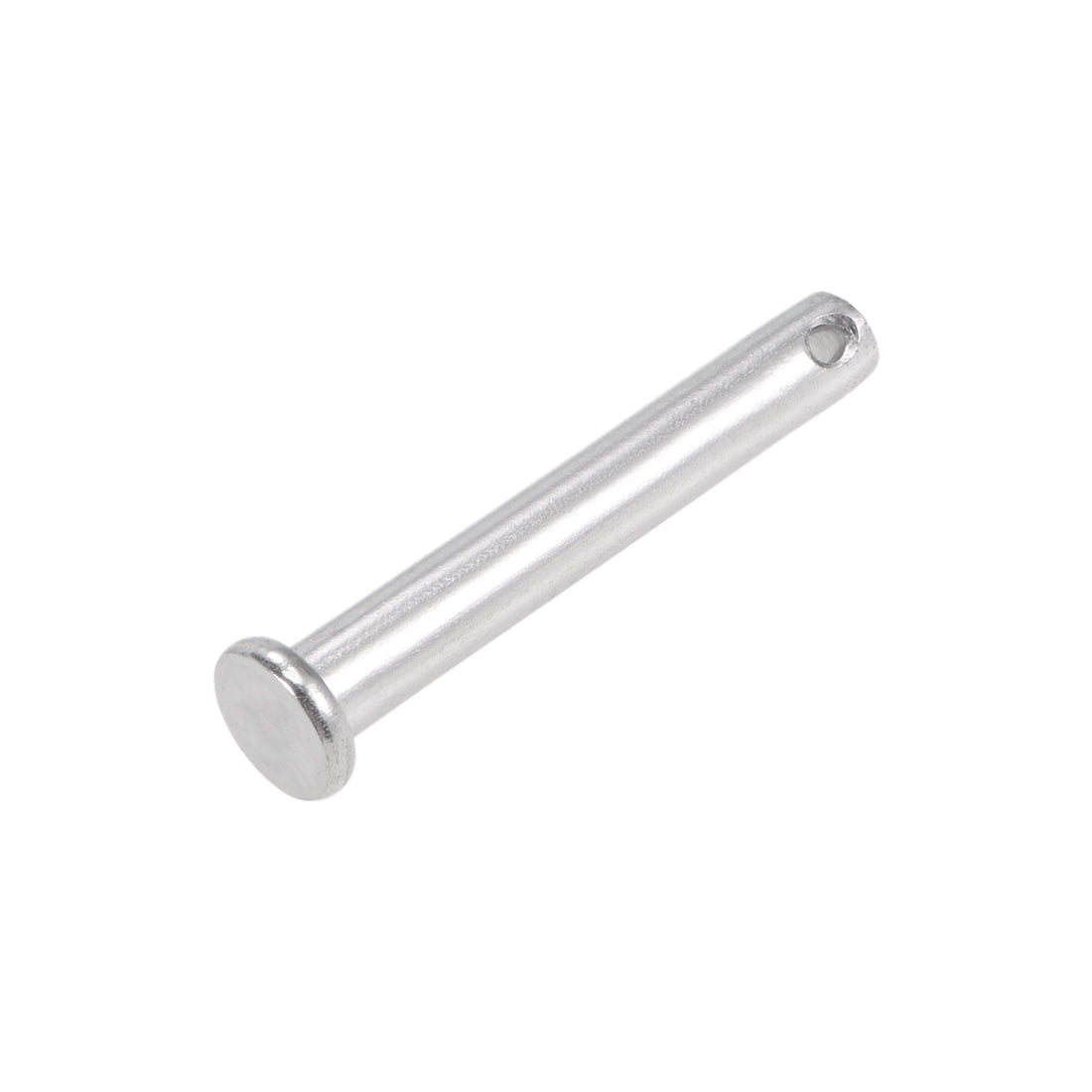 Harfington Single Hole Clevis Pins - Flat Head 304 Stainless Steel Link Hinge Pin 10Pcs
