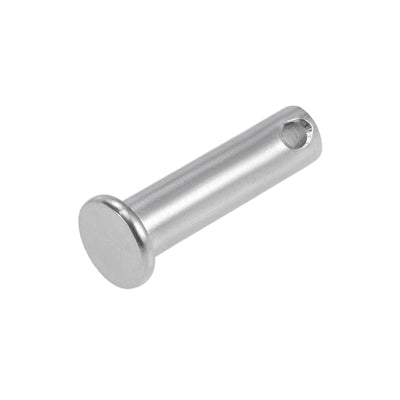 Harfington Single Hole Clevis Pins - Flat Head 304 Stainless Steel Link Hinge Pin 10Pcs